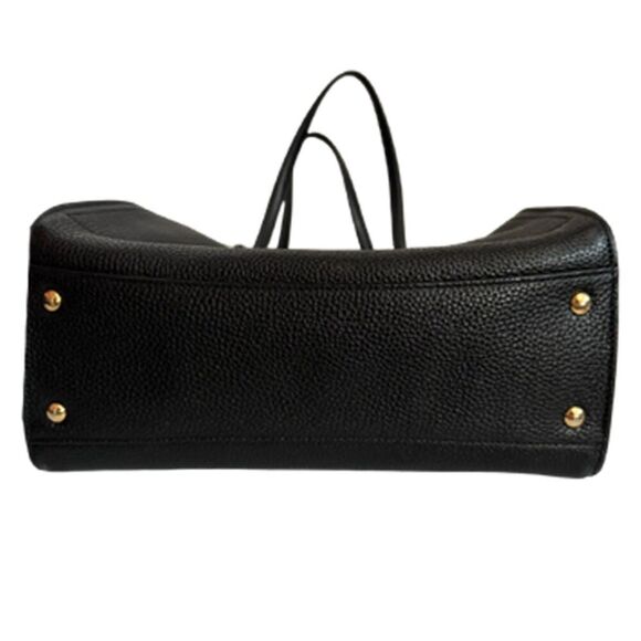 Salvadore Ferragamo Black Leather Tote Bag - Picture 10 of 17